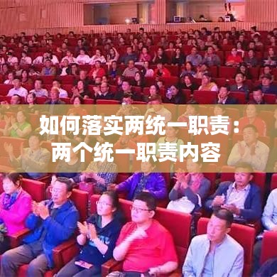 如何落實(shí)兩統(tǒng)一職責(zé)：兩個統(tǒng)一職責(zé)內(nèi)容 