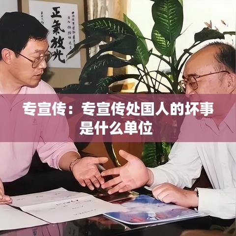 專宣傳：專宣傳處國(guó)人的壞事是什么單位 