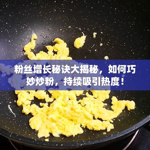 粉絲增長秘訣大揭秘，如何巧妙炒粉，持續(xù)吸引熱度！