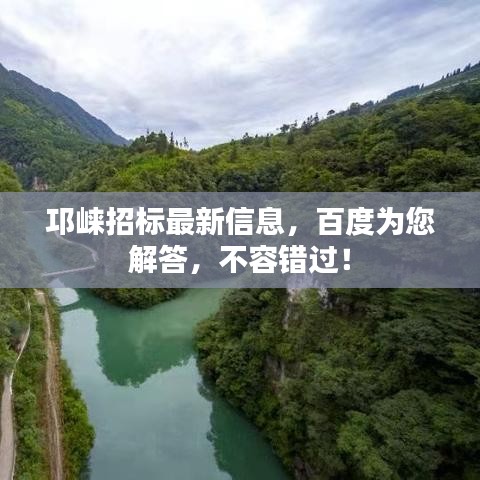 邛崍招標(biāo)最新信息，百度為您解答，不容錯(cuò)過(guò)！