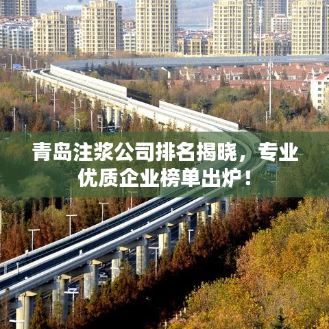 青島注漿公司排名揭曉，專業(yè)優(yōu)質(zhì)企業(yè)榜單出爐！