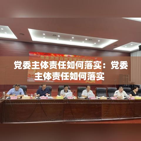黨委主體責任如何落實：黨委主體責任如何落實 
