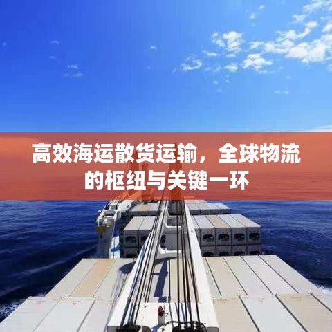 高效海運(yùn)散貨運(yùn)輸，全球物流的樞紐與關(guān)鍵一環(huán)