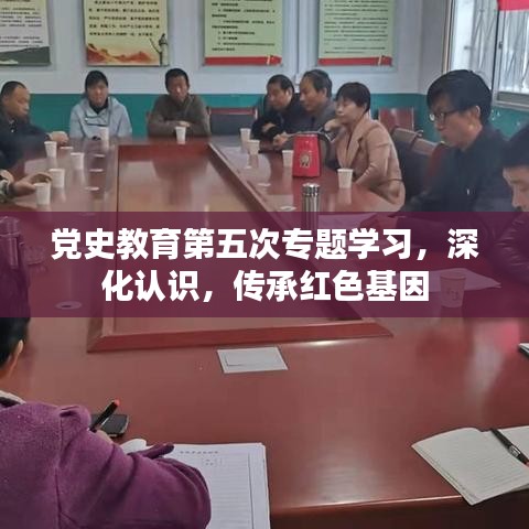 黨史教育第五次專題學習，深化認識，傳承紅色基因