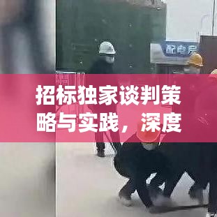 招標(biāo)獨家談判策略與實踐，深度解析談判技巧，助力成功中標(biāo)！