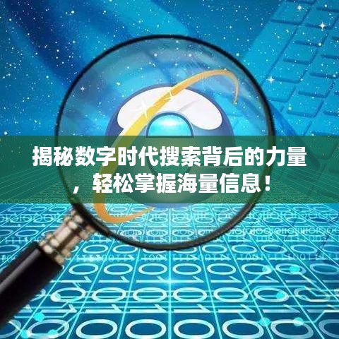 揭秘數(shù)字時代搜索背后的力量，輕松掌握海量信息！
