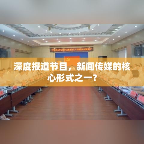 深度報(bào)道節(jié)目，新聞傳媒的核心形式之一？