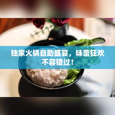 獨家火鍋自助盛宴，味蕾狂歡不容錯過！