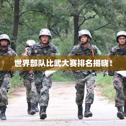 世界部隊比武大賽排名揭曉！