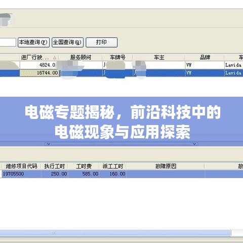 電磁專題揭秘，前沿科技中的電磁現(xiàn)象與應(yīng)用探索