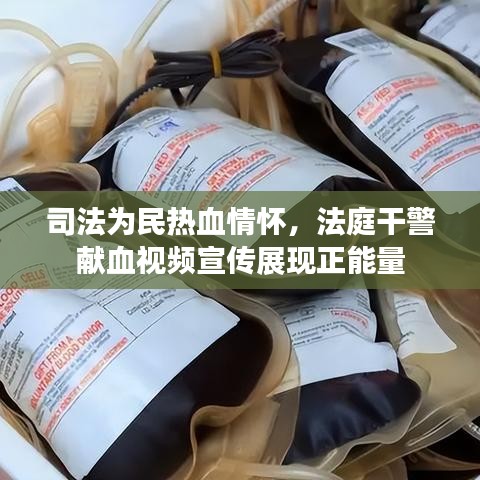 司法為民熱血情懷，法庭干警獻血視頻宣傳展現(xiàn)正能量