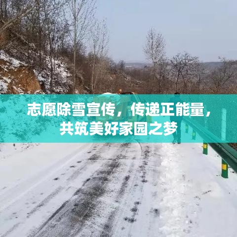 志愿除雪宣傳，傳遞正能量，共筑美好家園之夢(mèng)
