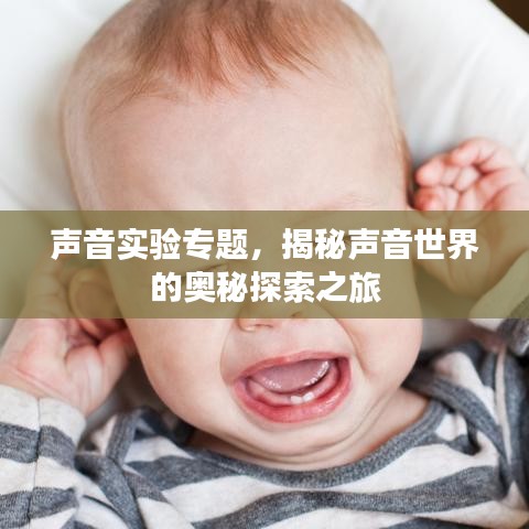 聲音實驗專題，揭秘聲音世界的奧秘探索之旅