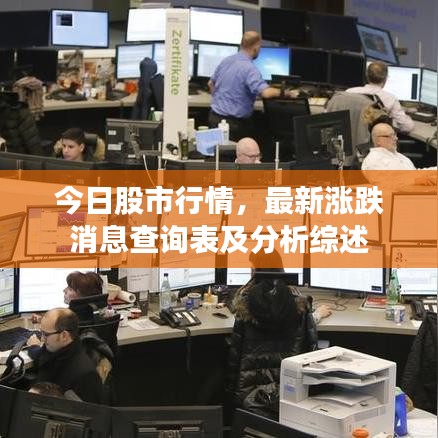 今日股市行情，最新漲跌消息查詢表及分析綜述